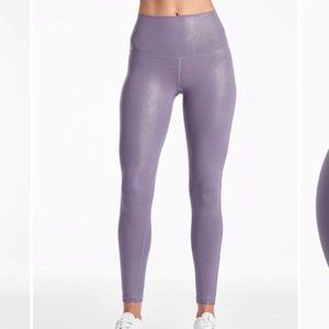 DYI Purple Moonstone Reptile Snake Print Shine Leggings